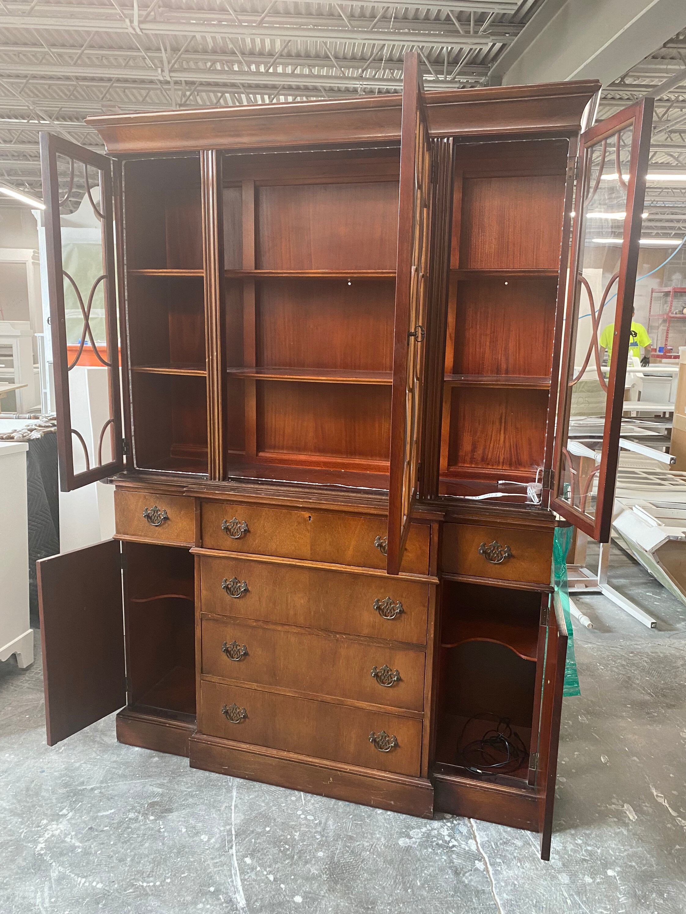 54.5x15x75.25h Bubble Glass China Custom Lacquer Etsy