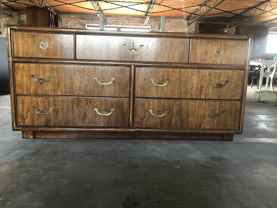 Drexel Campaign Dresser Available For Custom Lacquer Free Etsy