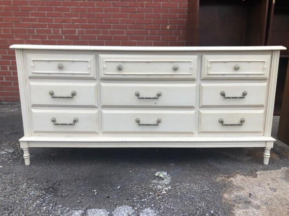 Bamboo Dresser Custom Lacquer Free Shipping Etsy