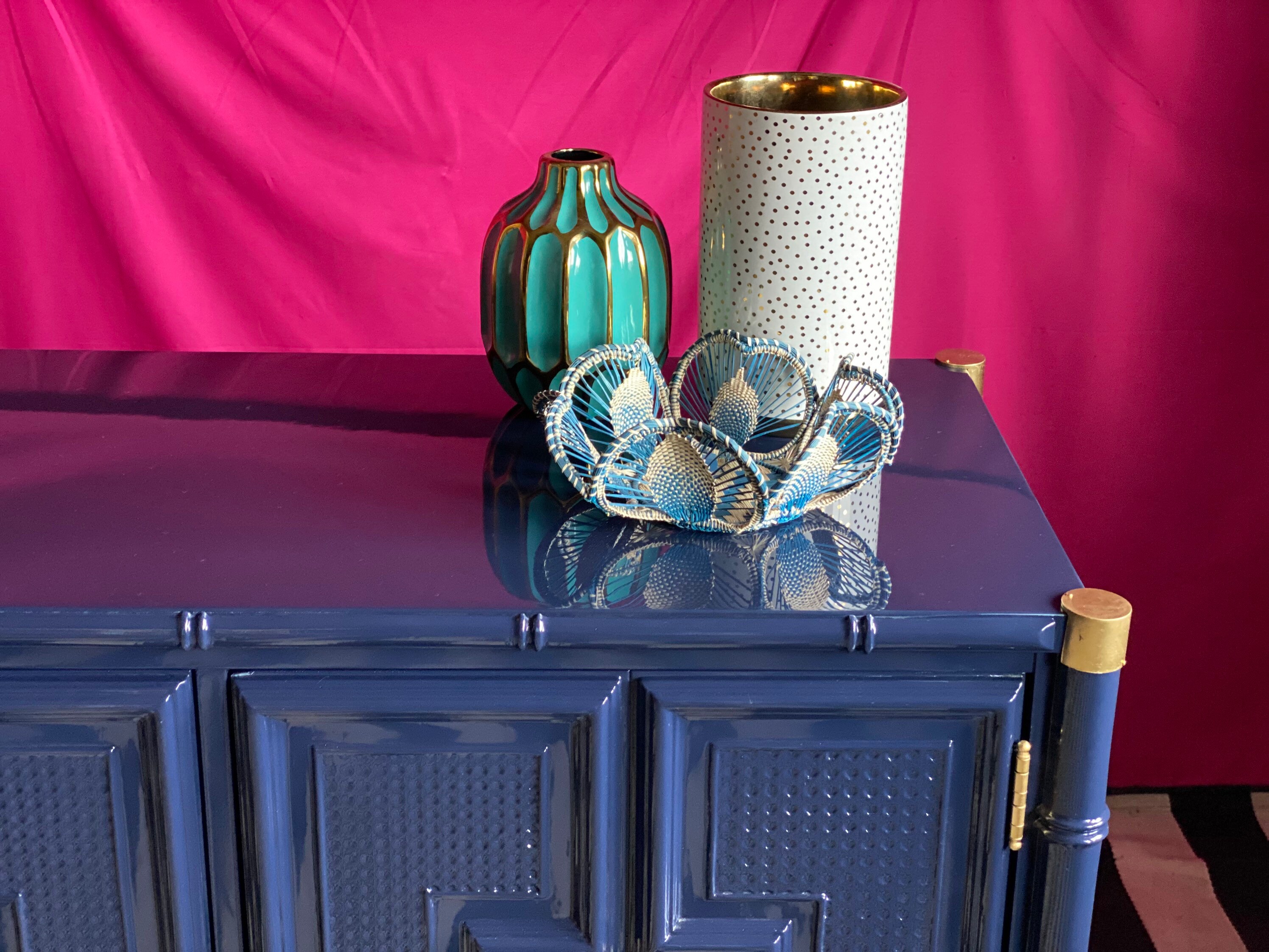 Faux Bamboo Bar Cart in Old Navy Etsy