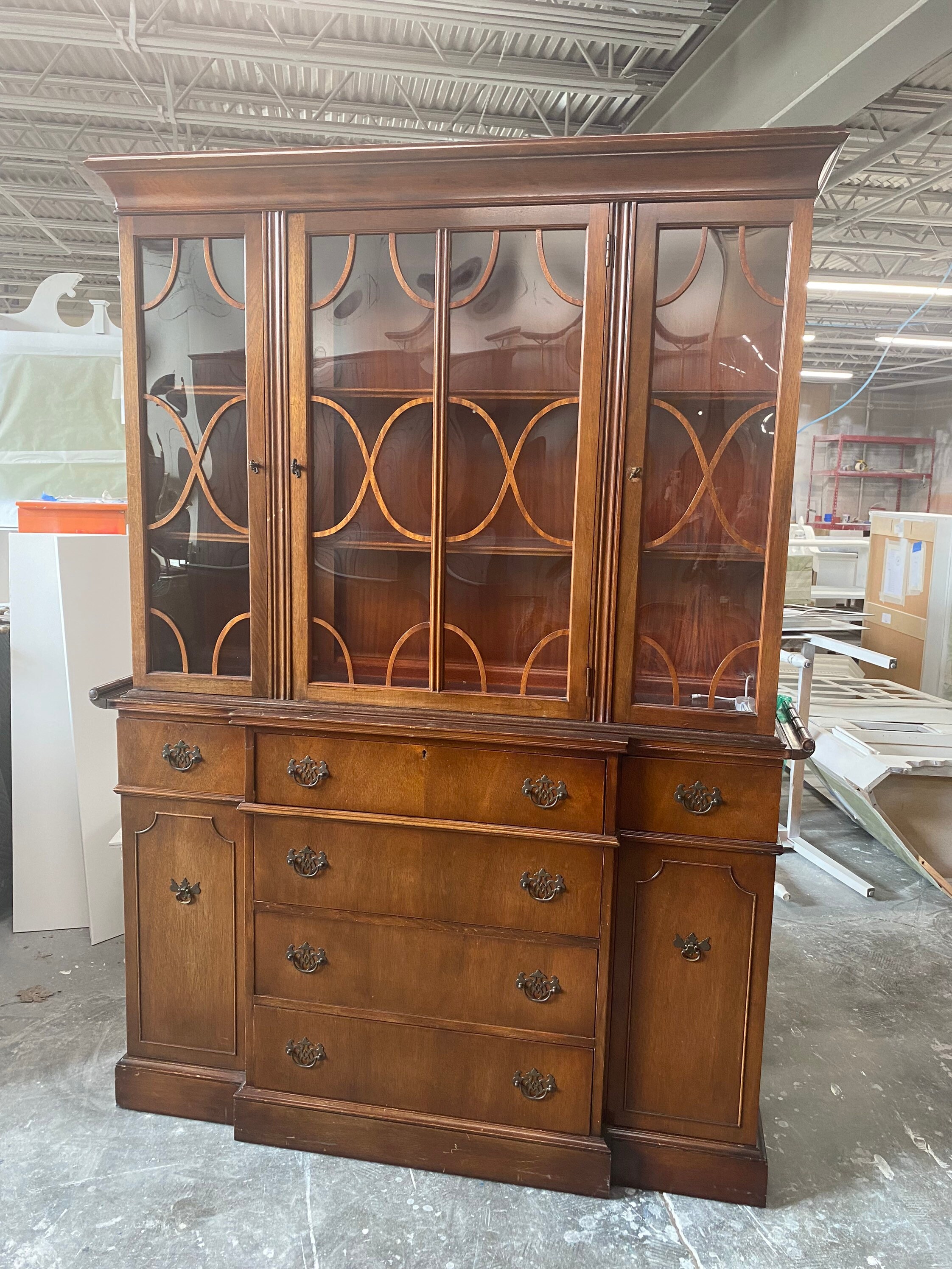 54.5x15x75.25h Bubble Glass China Custom Lacquer Etsy