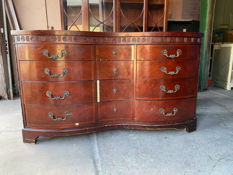 Traditional Curved Dresser Custom Lacquer FREE SHIPPING Etsy