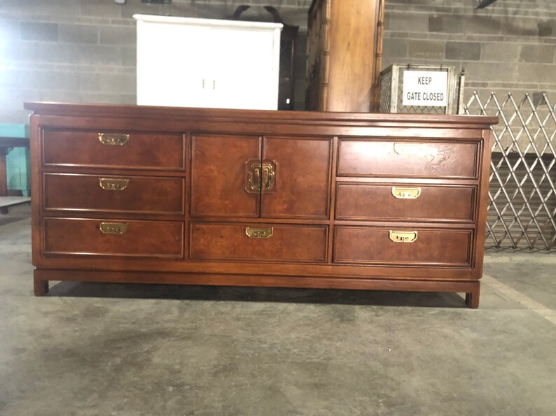 Thomasville Asian Style Dresser Custom Lacquer Included Free Etsy