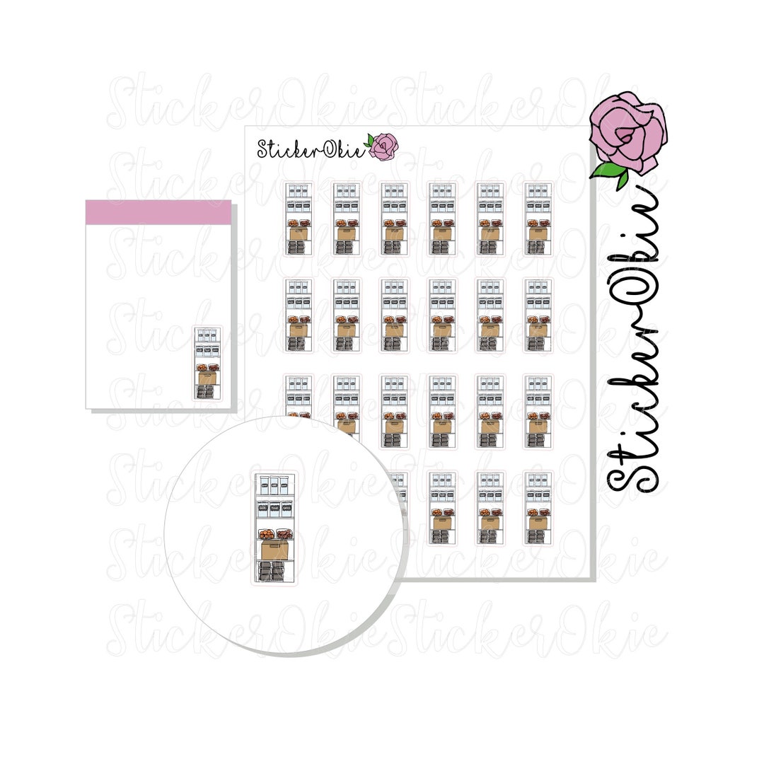 F375 Pantry Organized Planner Sticker Etsy