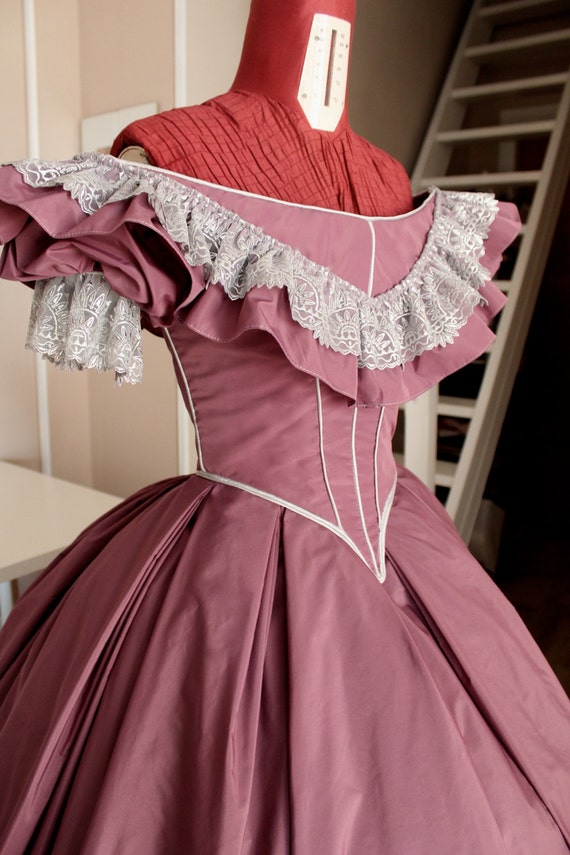 1860 ball gown