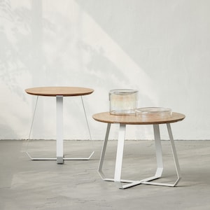 Side table - SHUNAN - PuikDesign - Table - Furniture - Interior - Wood - Steel - Coffee table - Nightstand - Living room
