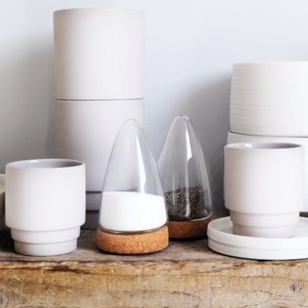 Set sale e pepe di design – Accessorio da tavola moderno – Set minimalista – Idea regalo cucina