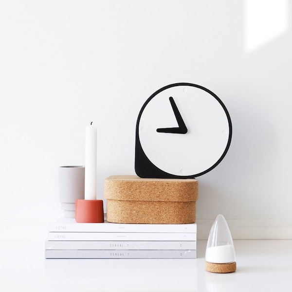 Clock - CLORK - PuikDesign - Steel - Time - Natural - Hands - Simple - Clean - Elegant