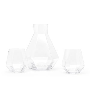 Set Caraffa e Bicchieri Raro & Radiante REGALO Speciale festività Vino Decanter Caraffa Bicchieri Stoviglie Caraffa Whisky Acqua immagine 7