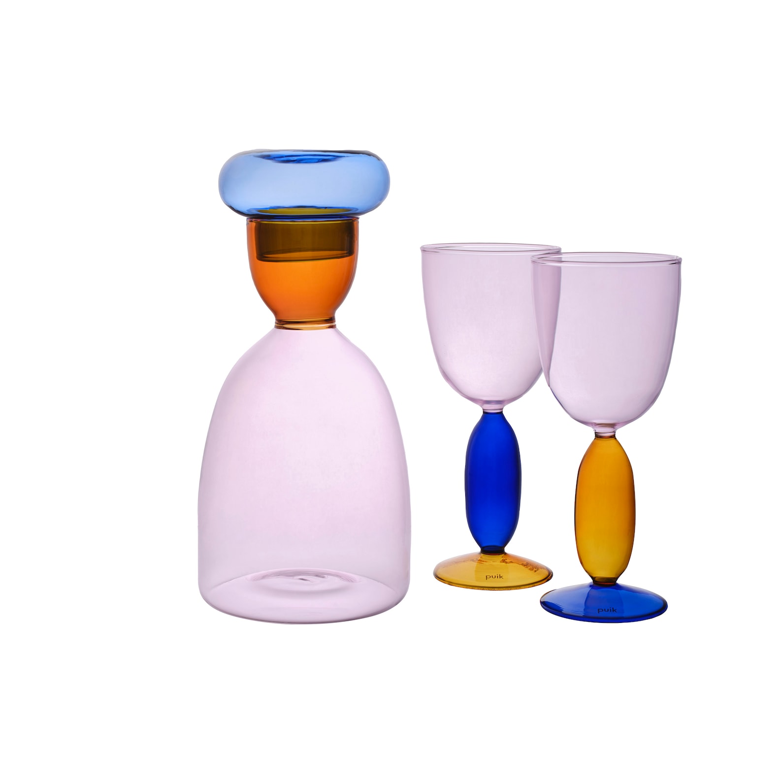 Glass Carafe – Modern Design Water Carafe – Decorative Table Carafe ...