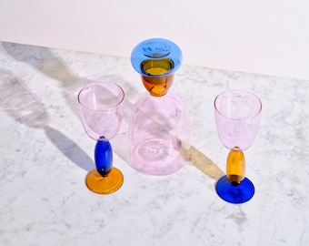 Puik Design - Carafe - BOON WINE CARAFE - Gift - Wine - Dutch Design - Handmade - Mouth Blown Glass - party - dinner - color