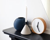 Clock - CLORK - PuikDesign - Cork - Steel - Time - Natural - Hands - Simple - Inspiration - Clean - Elegant - Living room