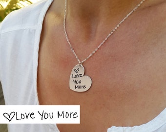 Signature jewelry - Heart Signature Necklace - With your Personalized Signature - Handwritten Jewelry