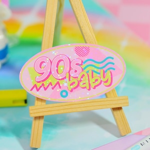 90s Baby, Y2K Holographic Sticker