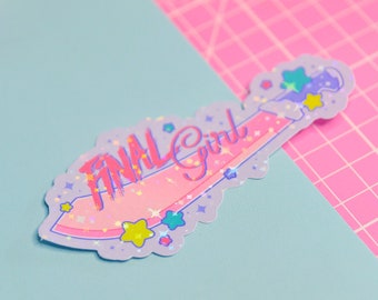 Final Girl Machete Holographic Sticker