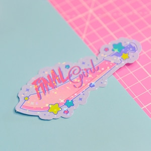 Final Girl Machete Holographic Sticker