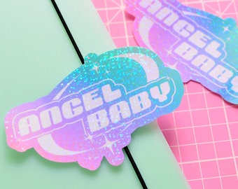 Angel Baby Y2K Holographic Sticker