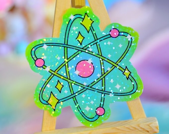 Atom Holographic Sticker