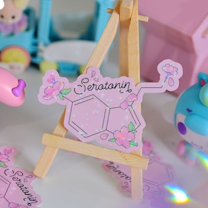 Spring Serotonin Blossom Holographic Sticker