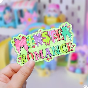 Monster Romance, Sticker holographique livresque
