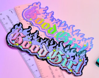Good Girl Holographic Sticker