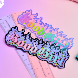 Good Girl Holographic Sticker