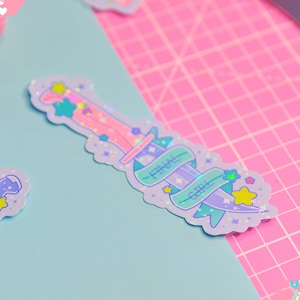 Final Girl Hunting Knife Holographic Sticker