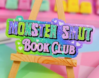 Monster Smut Book Club Holographic Sticker