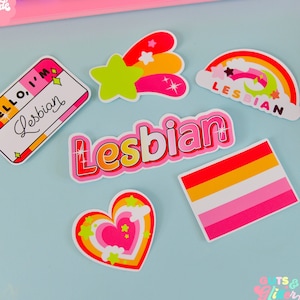 Lesbian Kawaii Sticker Pack