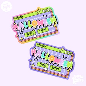 Halloween Holographic Sticker
