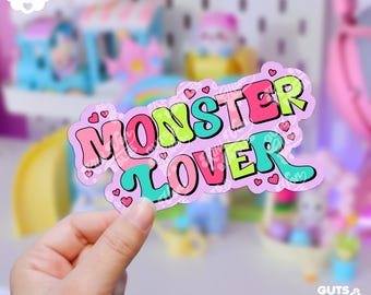 Monster Lover, Bookish Holographic Sticker
