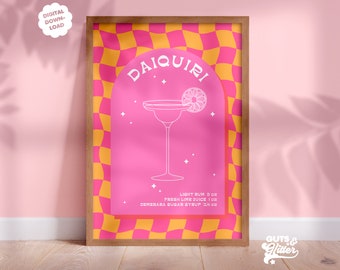 Cocktail Digital Download Instant Printable Wall Art