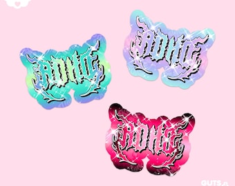 ADHD, Metal Holographic Sticker
