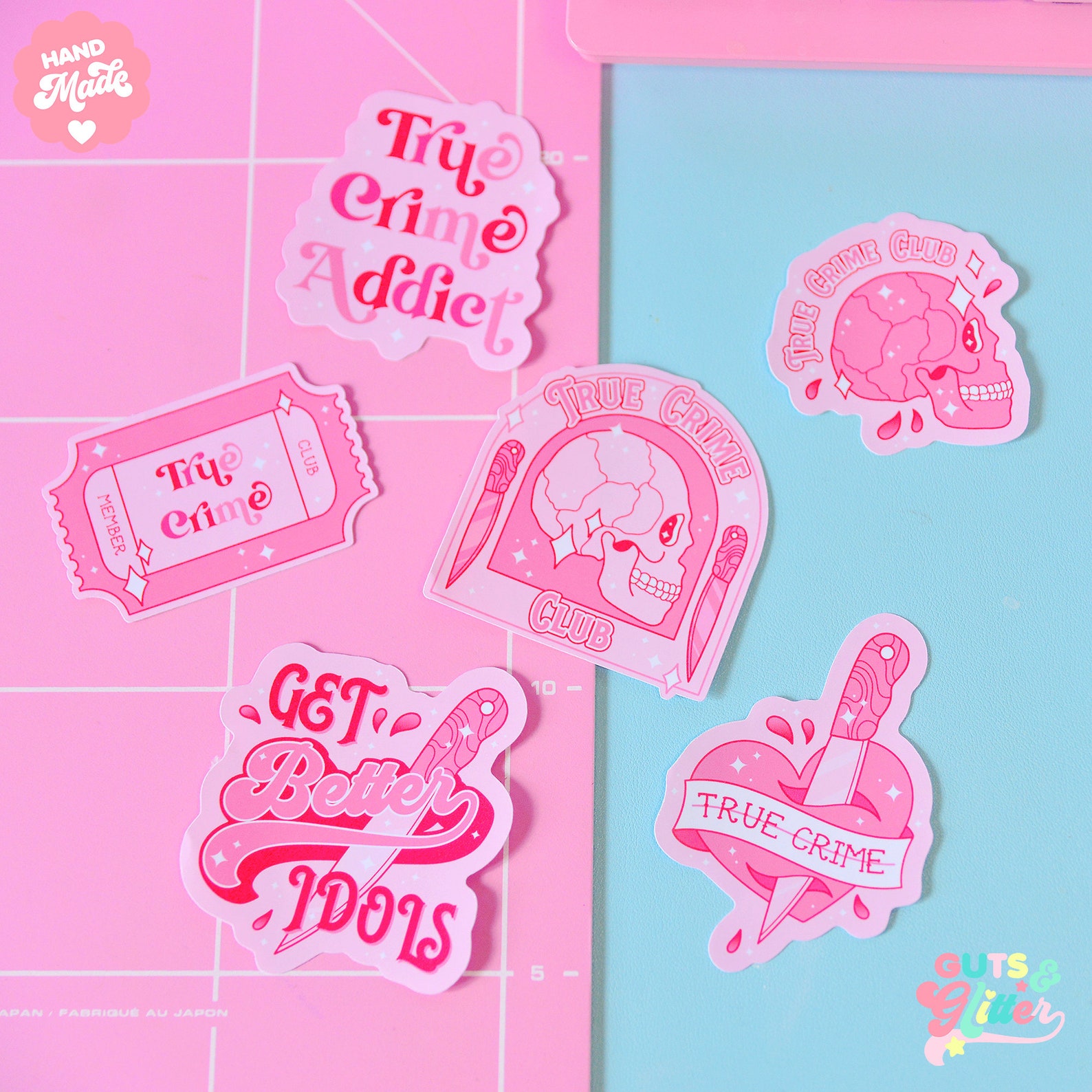 True Crime Sticker Pack | Etsy