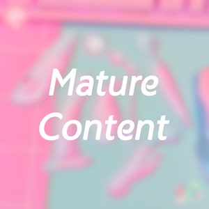 Pastel Sex Toys Mature White Vinyl Sticker Pack