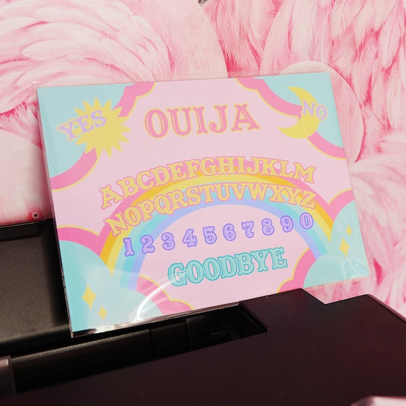 Rainbow Ouija Board Illustration A3 Archival Fine Art Print Etsy