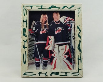 8 x 10 Hockey Stick Frame - FREE SHIPPING in US  (#4081)