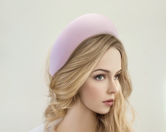 Extra Wide Pink Satin Padded headband, Halo, Crown, Headpiece, Style 7 cm Wide,