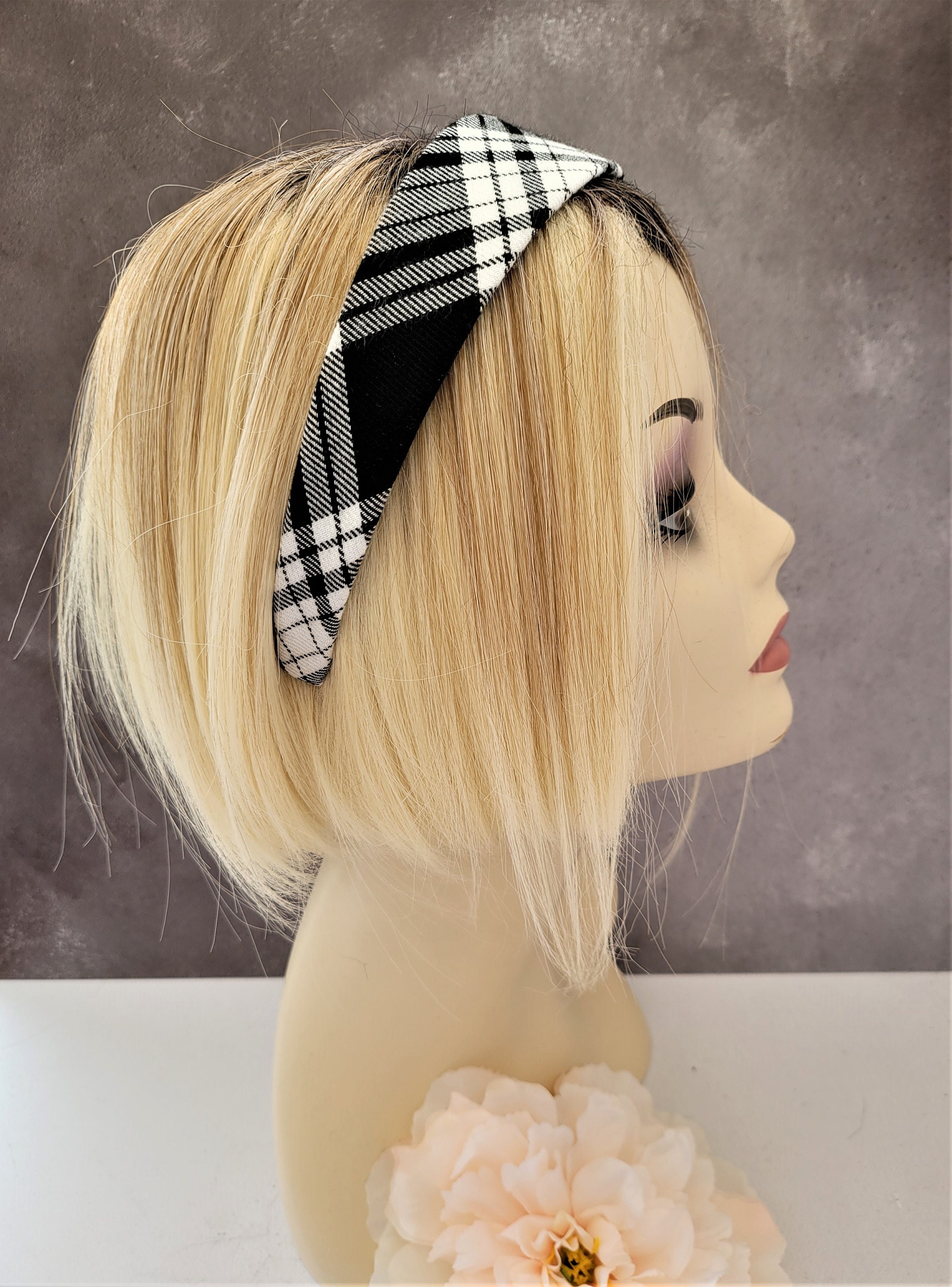 Glamour Girlz Stirnband Für Damen & Mädchen – Breites Design Mit Kettenglied-Optik, Schwarz, Stylischer Haarreif