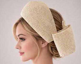 Big Bow Headband Fascinator Back Bow Wedding Races Headpiece Hat Colour Choice
