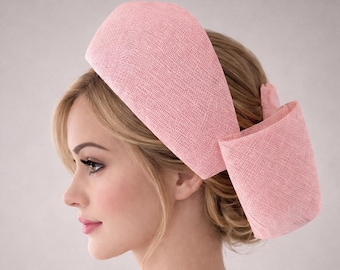 Big Bow Headband Fascinator Back Bow Wedding Races Headpiece Hat Colour Choice
