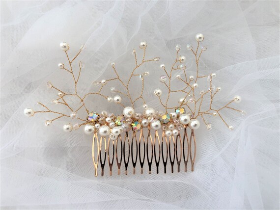 Jewelled hair comb deals