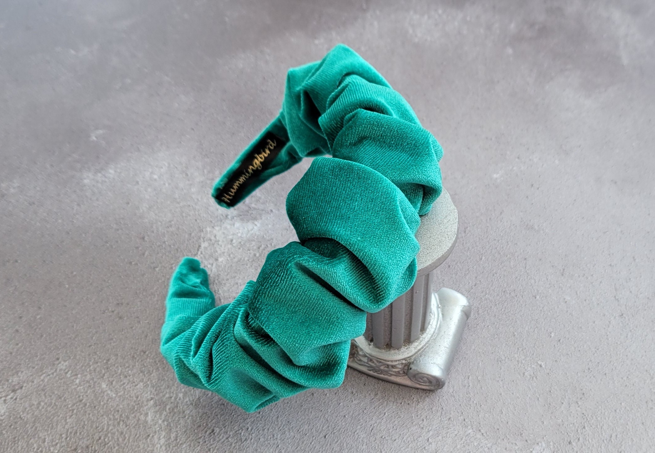 Green Ruffle Embellished Headband Slim Knot Embellished Headband | Lilly Pulitzer main image 2