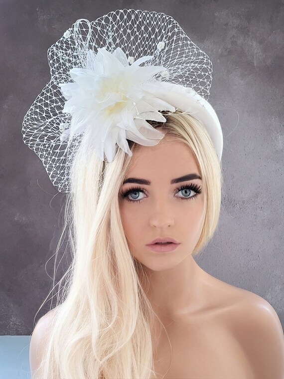 ivory headpiece