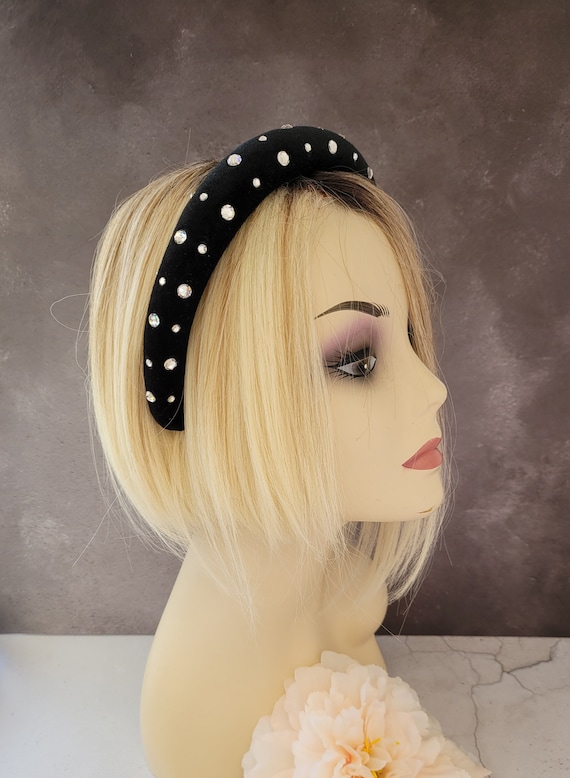 Swarovski crystal velvet headband s-l400.jpg main image 3