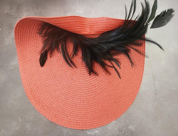 Feather Fascinator Percher Hat 