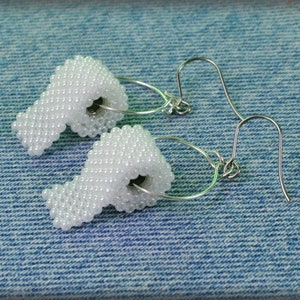 Divertenti orecchini con perline di semi di carta igienica, orecchini con perline, regalo scherzoso, orecchini di carta igienica, carta igienica