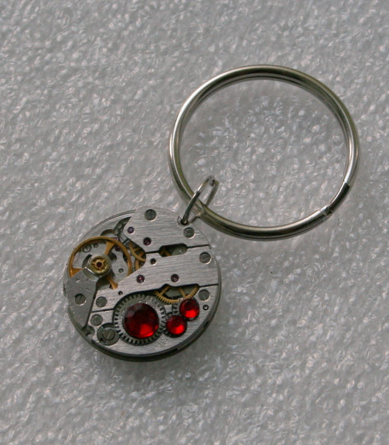 Clockwork Keychains Steampunk Watch Movement Keychain, Vintage Clockwork (20mm) - Etsy