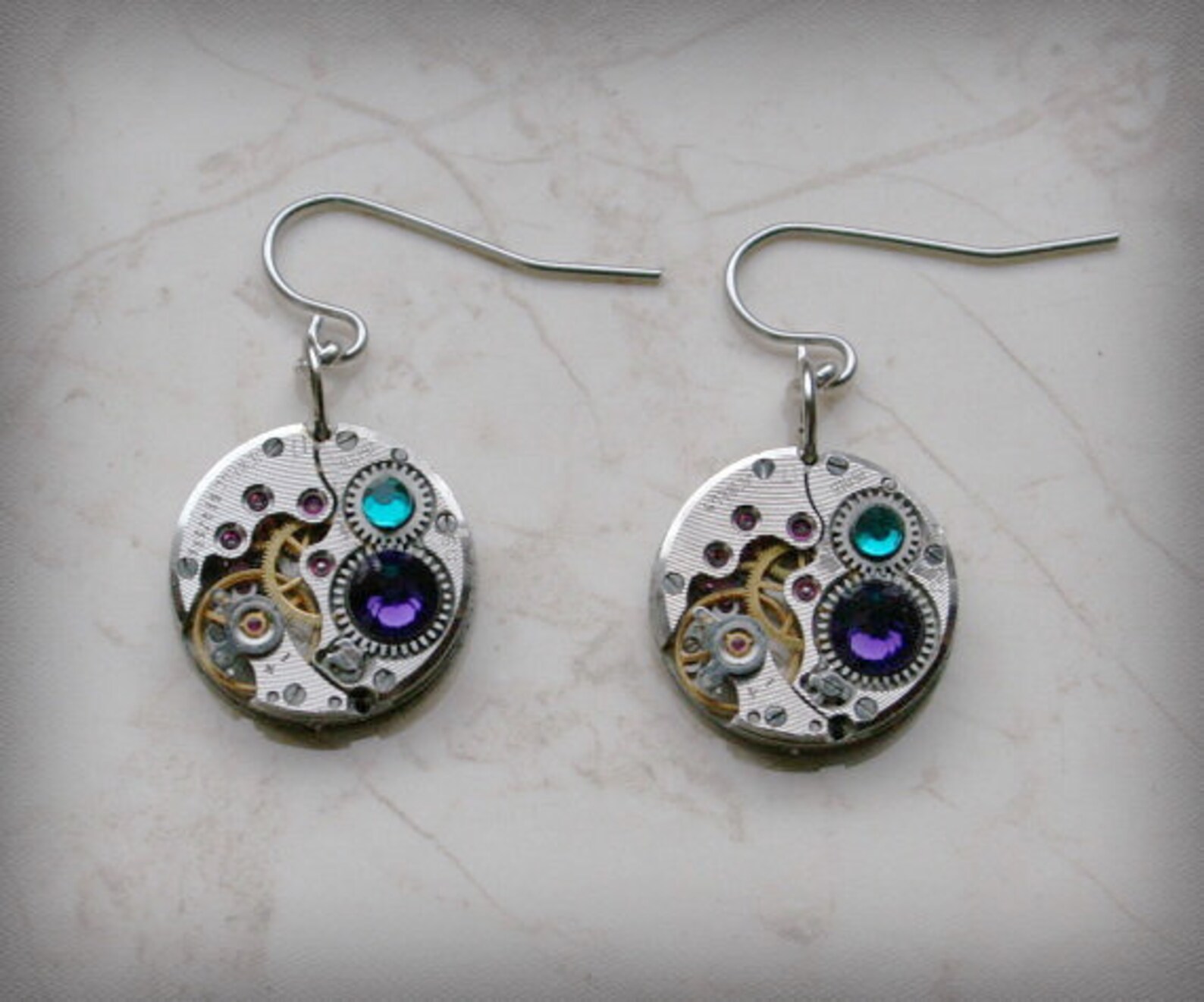 Steampunk earrings Clearance