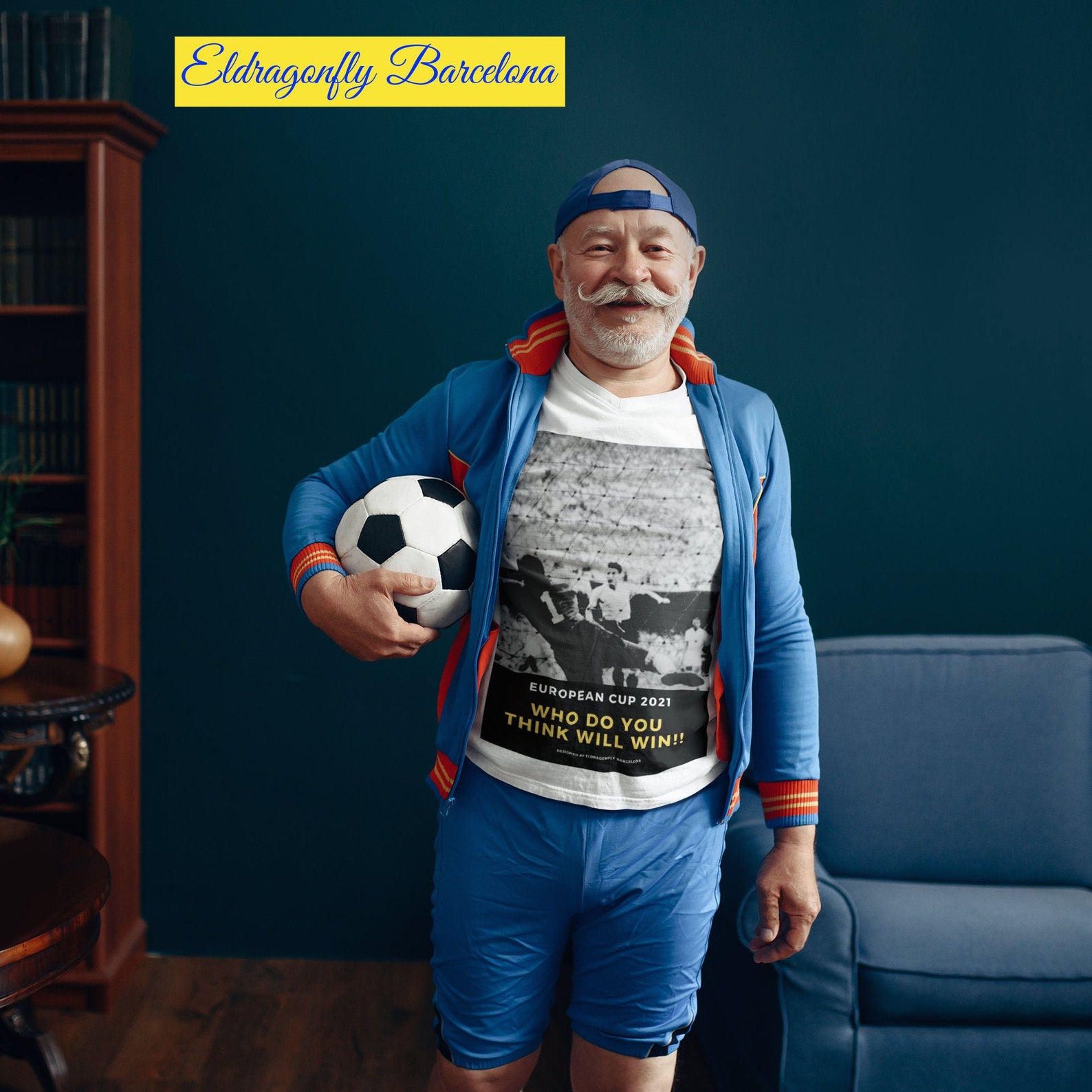 Football short sleeved T shirt 100 cotton Perfect for those Etsy